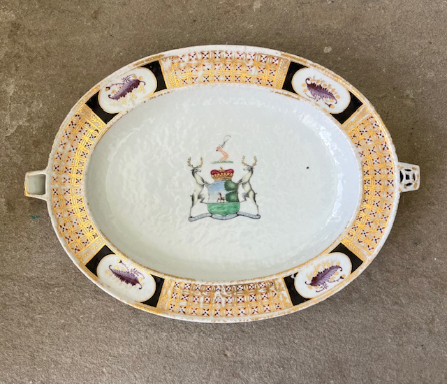 Armorial Hot Water Dish
