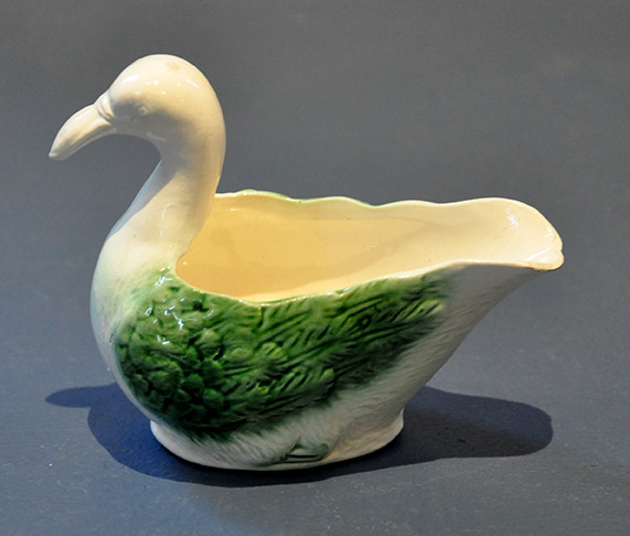 Small Creamware Sauceboat