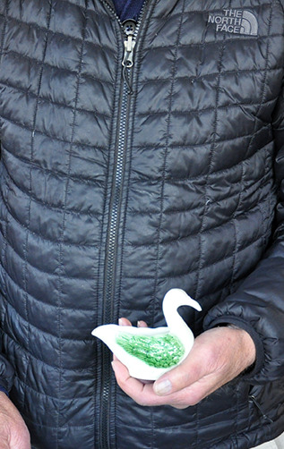 Small Creamware Sauceboat