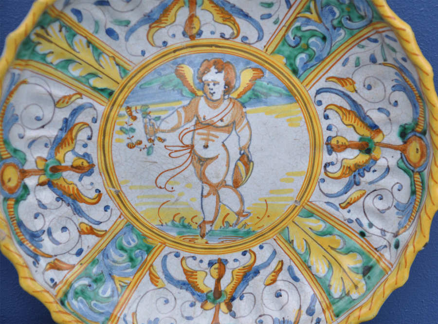 Deruta Footed Dish