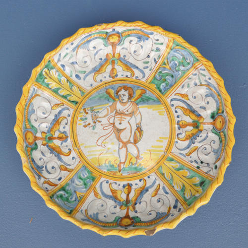 Deruta Footed Dish