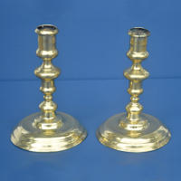 Early Brass Candlesticks