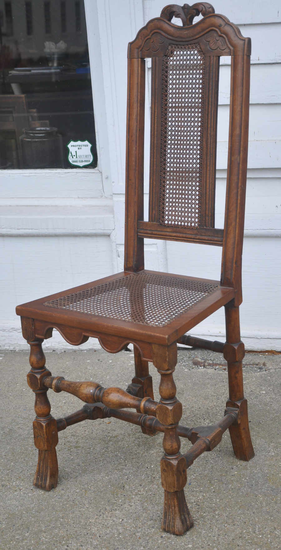 English Cane-Back Chair