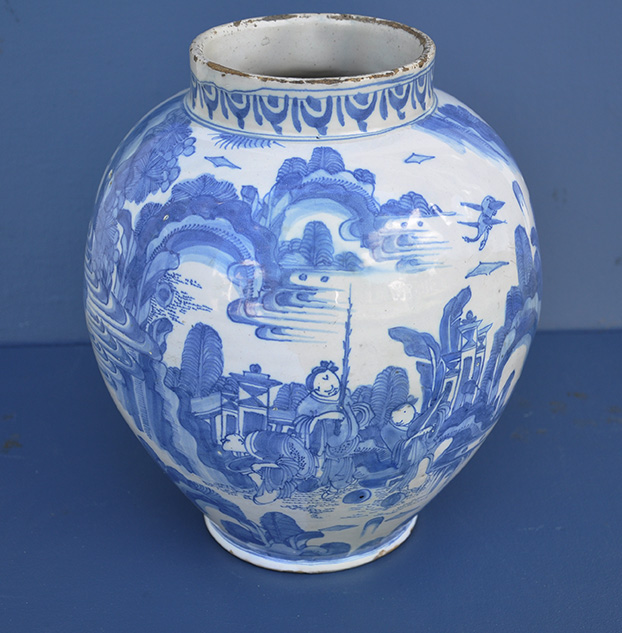 German Faience Jar