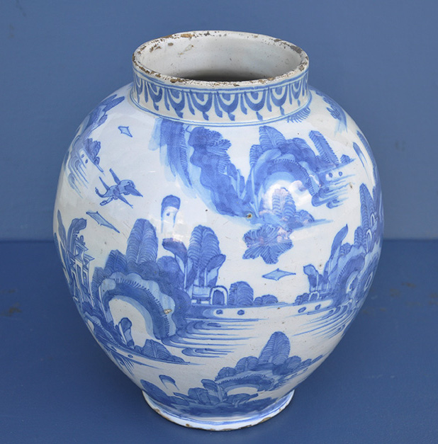 German Faience Jar