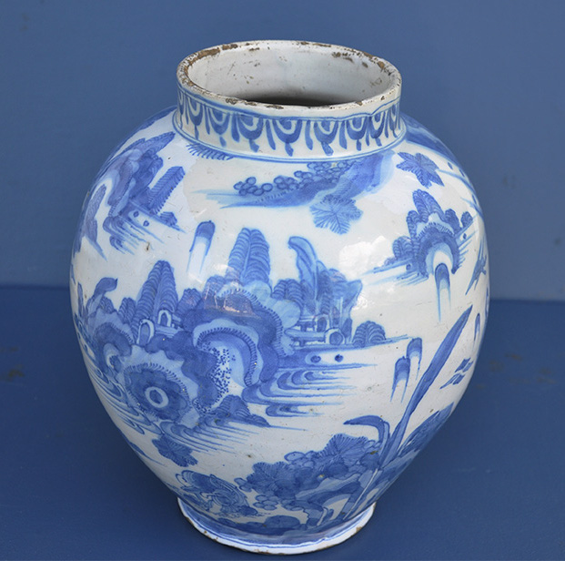 German Faience Jar