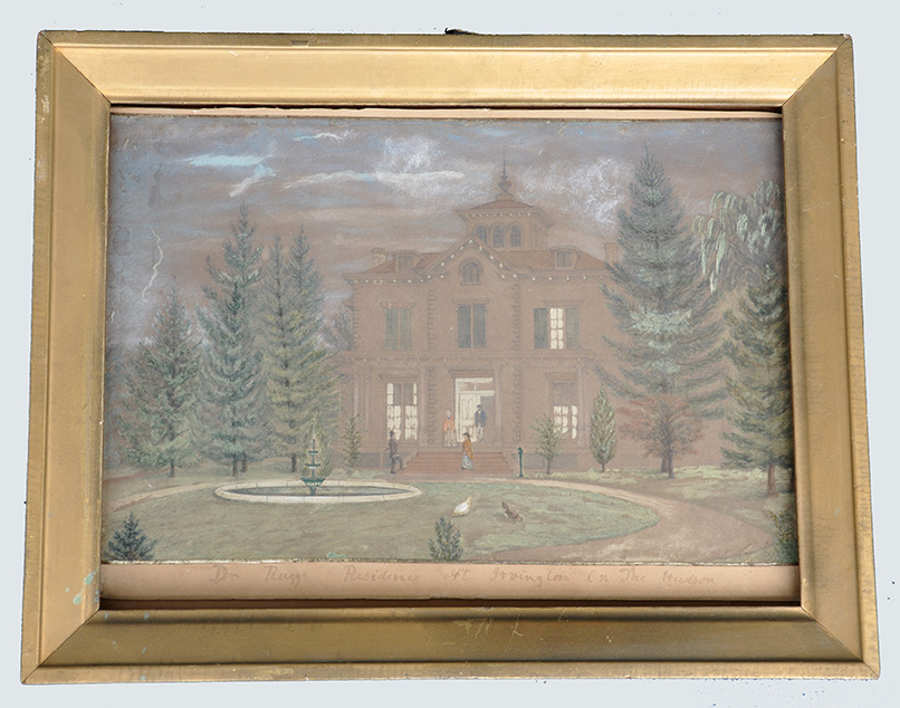 Irvington, New York Pastel