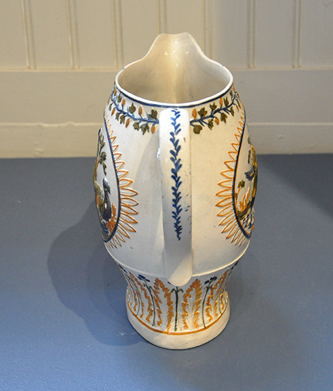Large Prattware Pitcher