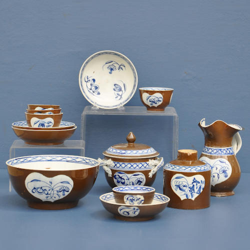 Pearlware Partial Tea Set