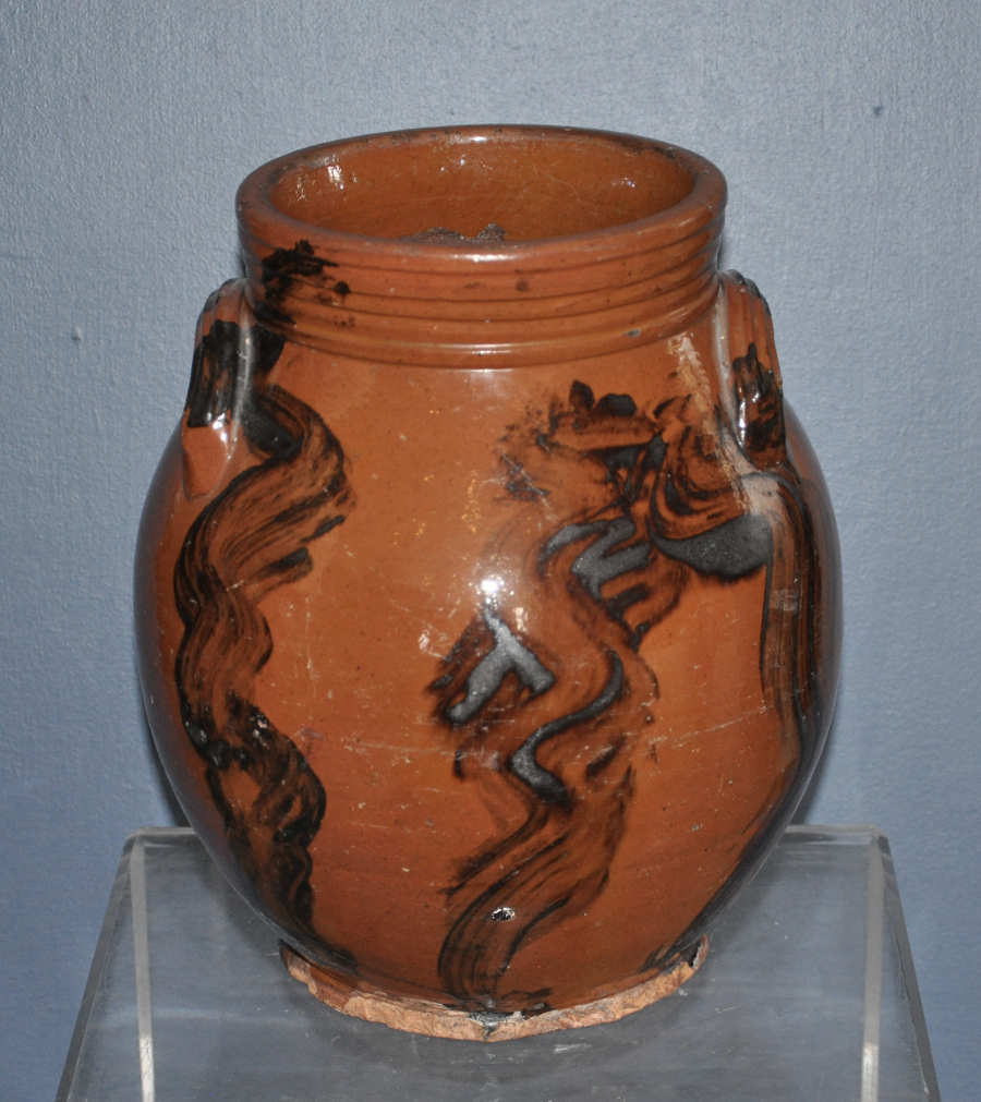 Pennsylvania Redware Jar