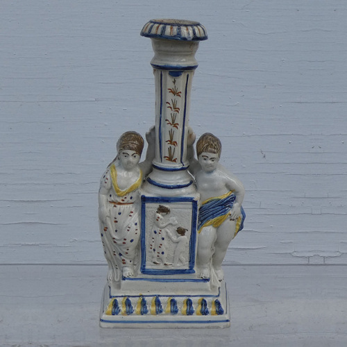 Prattware Candlestick