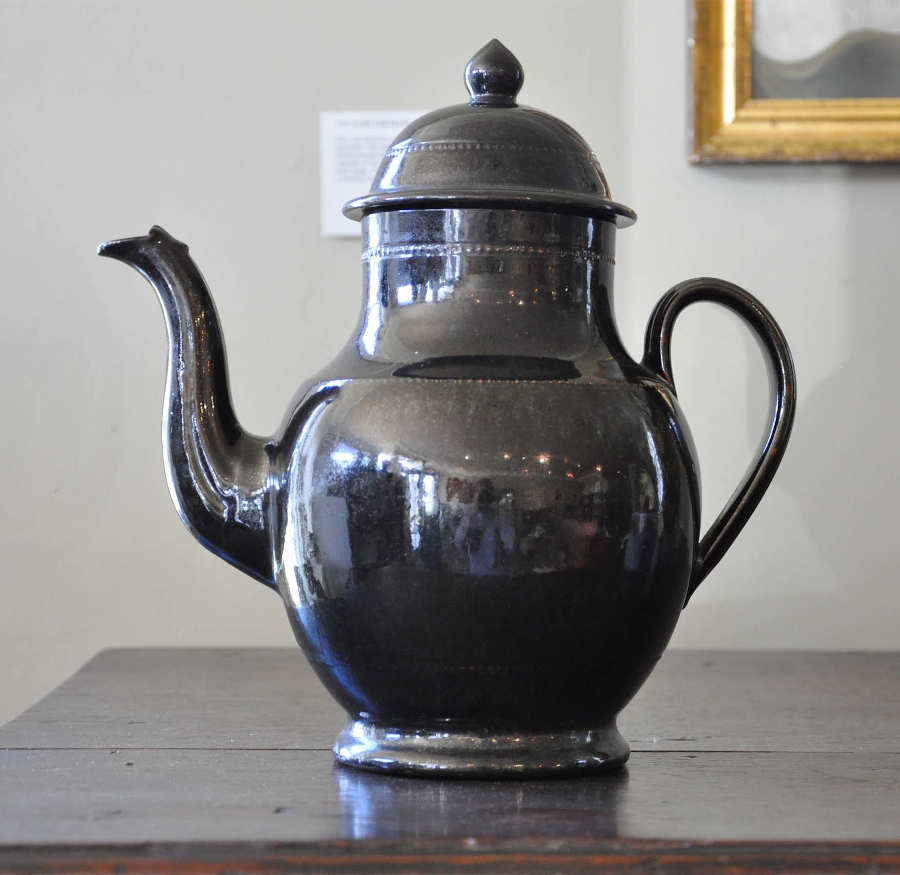 American Redware Coffee Pot