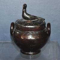 Redware Sugar Bowl