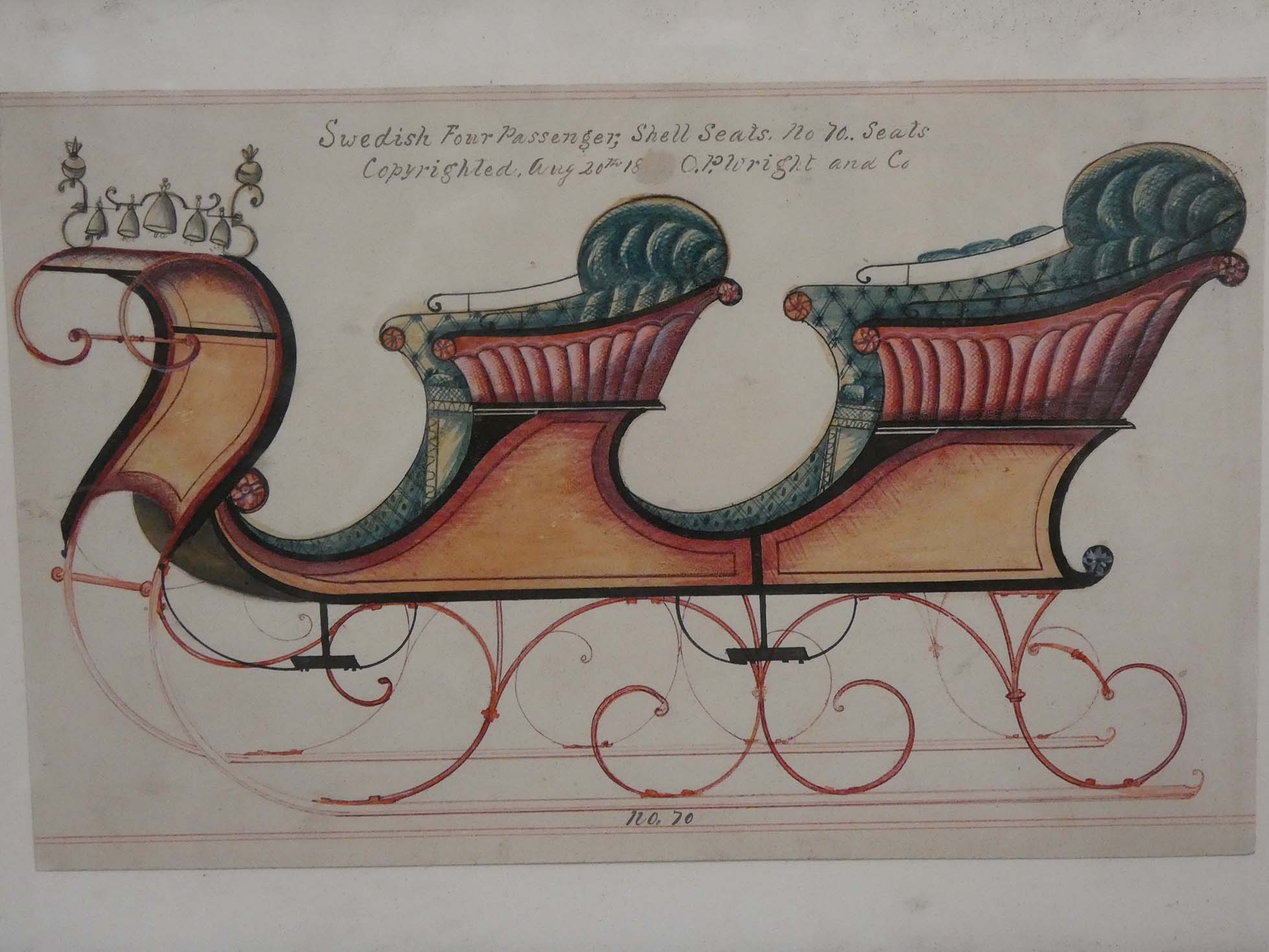 Sleigh Watercolor