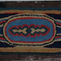 Yarn-Sewn Hearth Rug